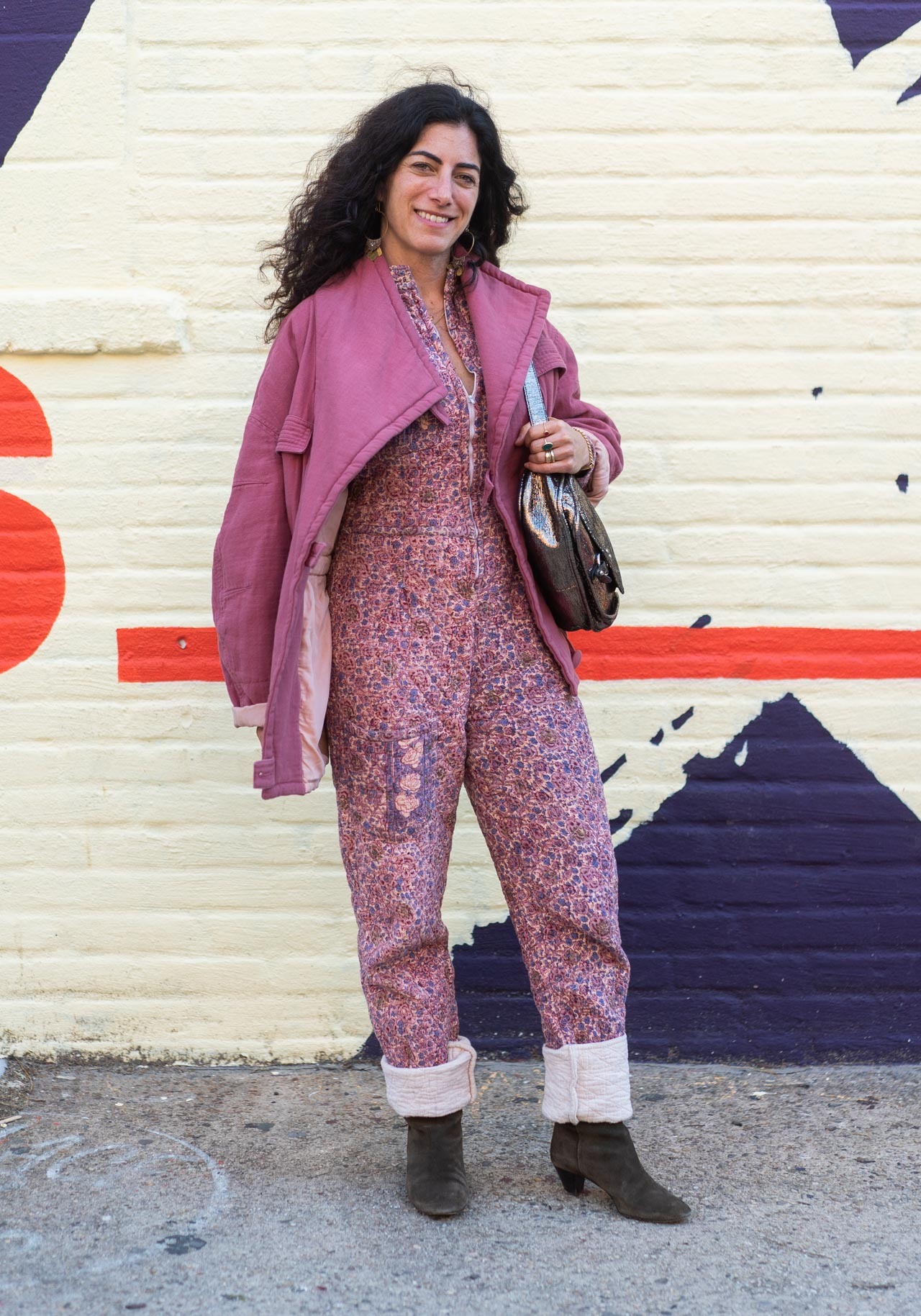 NYC Looks — Amy, 46 “I am wearing a vintage 1970’s quilted...