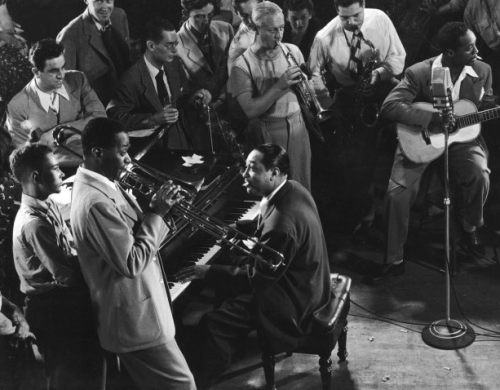 whitecolonialism:  The Great Duke Ellington, 1943. Gjon Mili 