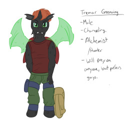 Meet Tremar Greenwing, new anthro-changeling
