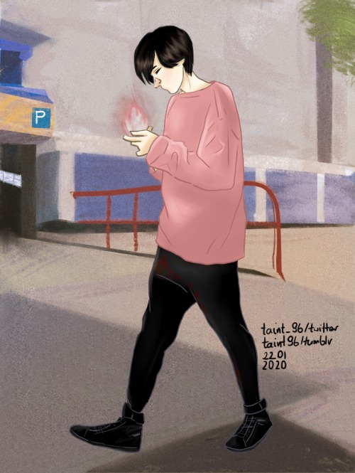 taint96: Just Kylo Modern au