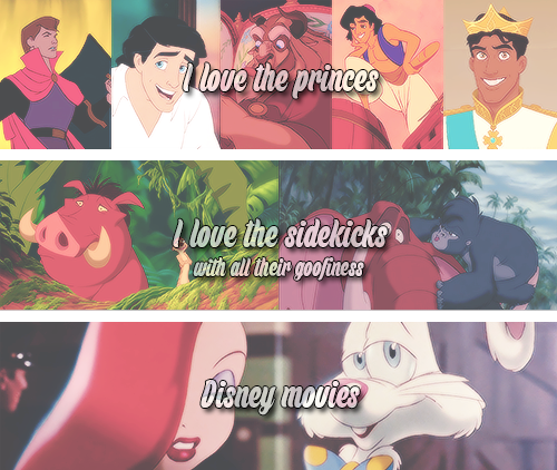 nolanthebiggestnerd:  disneyismyescape: Disney Movies (INSP)Sorry this is such a long post. I tried including as many movies/characters as I could. Sorry if your favourites are not here! Also the sections are not exclusive. I know there are more than