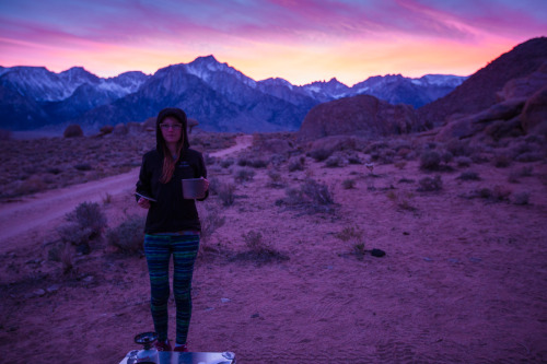 Sierra Nevada Mountains - Sunset Mac & CheeseOn our recent backpacking trip into the Sierra Neva