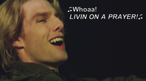 i-want-my-iwtv:  gorgeous-fiend:  #NO #NO WAY DID MATER JUST SAY LESTAT LISTENS TO JON BON JOVI #NOPE NOPE NOPE