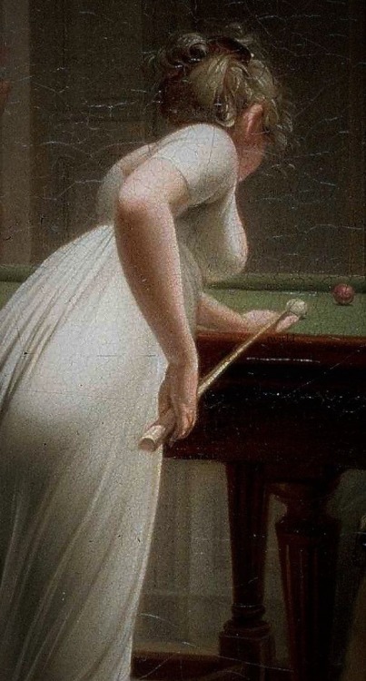 twirld:A Game of Billiards (detail, 1807) Louis-Leopold Boilly 