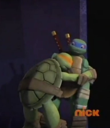 centerfudge:  // leonardo and michaelangelo hugging appreciation post // 