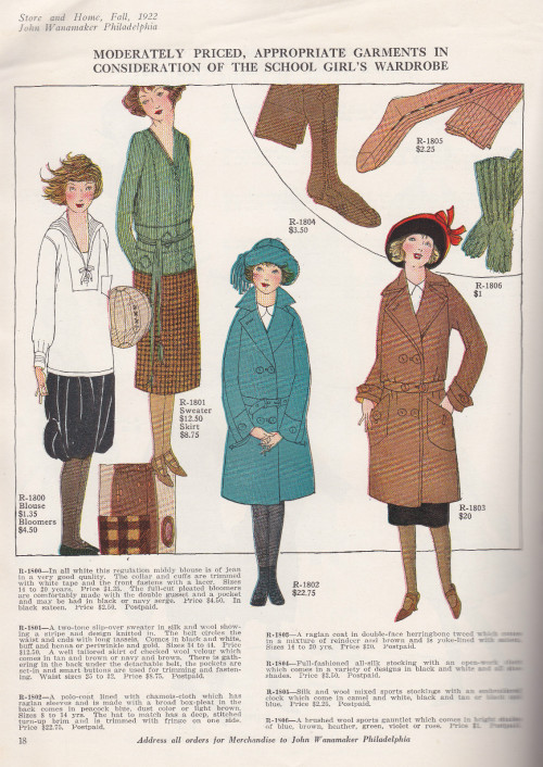 Fall 1922 www.ebay.com/itm/STORE-HOME-1920s-WOMENS-FASHION-SHOES-DRESSES-ANTIQUE-WANAMAKER-CA