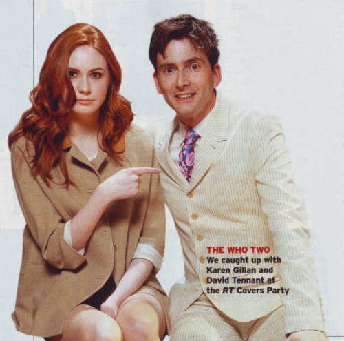 #DavidTennant Daily Photo!Today it&rsquo;s a photo of David with Karen Gillan (from #DoctorWho) 