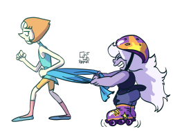 queerstalgems:   pearl is mostly annoyed