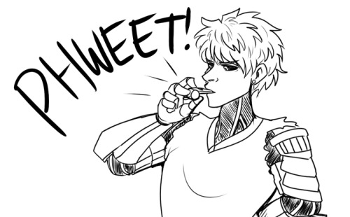 cprartsalot:After seeing the ridiculous amount of robo-Genos-children in Murata-sensei’s doodle, I g