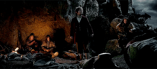 tomehewas: bagginshield + stop trying to scare our hobbit