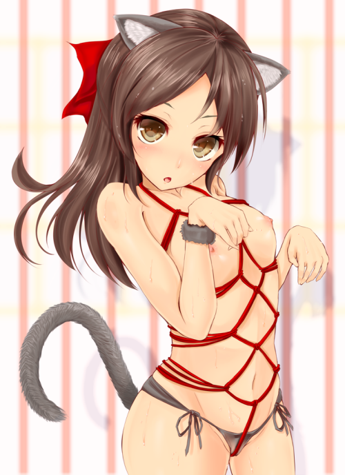 sexywittlecutekittens:  Danbooru, PixivPetite Bondage [1/10]