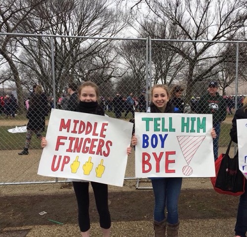 jenniferlawurence:BEYONCÉ INSPIRED SIGNS AT THE WOMEN’S MARCH 2017