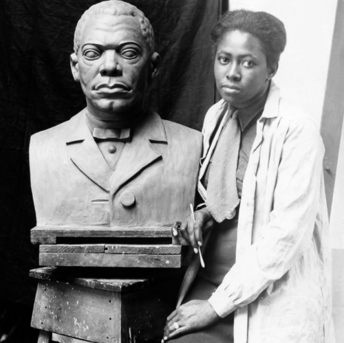 of-foolish-and-wise:IN THIS HOUSE WE celebrate black women sculptors because Dark Academia has a sli