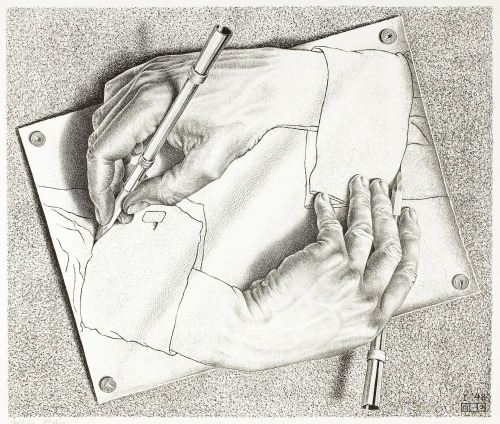 M.C. Escher - Drawing Hands (1948)