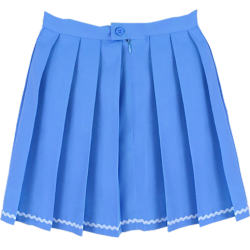 dahft:  Wishlist update: Blue Pleated Skirt