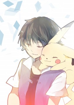 Alternative-Pokemon-Art:  Artist Ash And Pikachu By Request. 