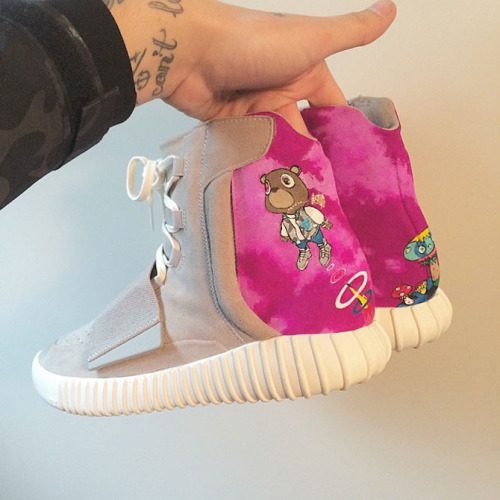 adidas Yeezy Boost Graduation Custom via | Sole Collectorimage via @elcappyMore sneakers here.