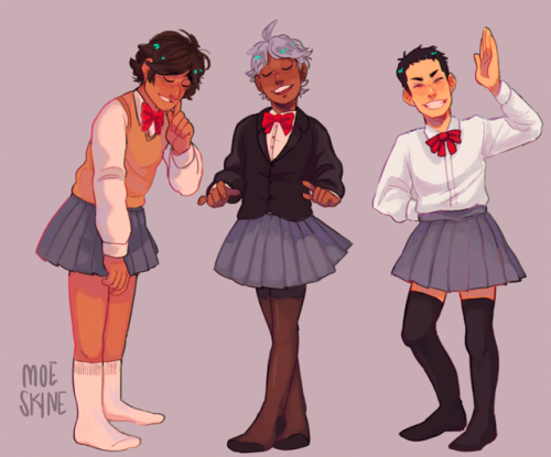 moeskine:    asadaisuga + skirts  