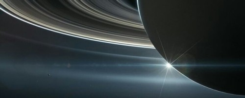Saturn by Cassini.
