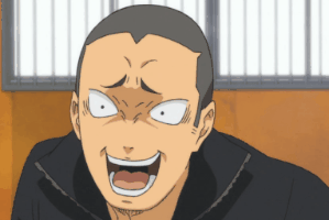 haikyuuliberos:  riotingwithowls:  Please appreciate Tanaka’s facial expressions with me.   IM CRYIN