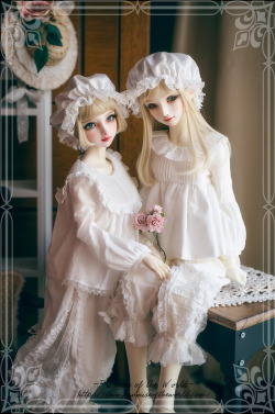White Dress For 1/6 1/4 Girl Female Yosd Azone Doll Dollfie Outfit