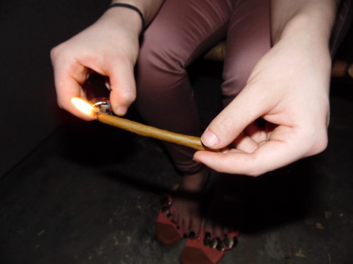 highhoneypiee: Roll it up, light it up, smoke it up-inhale, exhale.