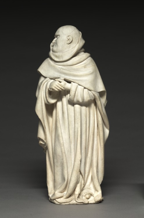 cma-medieval-art: Mourner from the Tomb of Philip the Bold, Duke of Burgundy (1364-1404), Claus de W