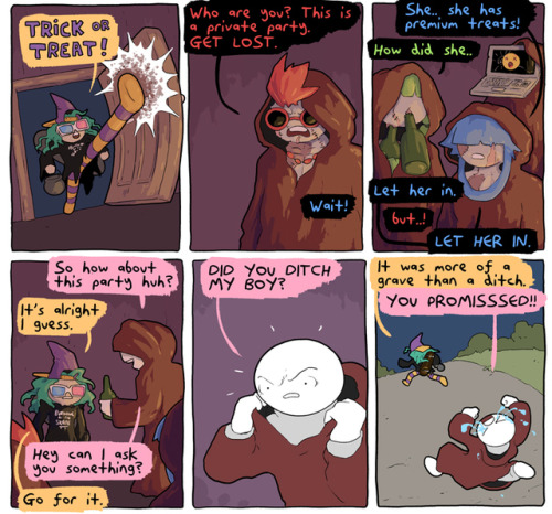 catchymemes:The Trick or Treat Hourlyween Saga