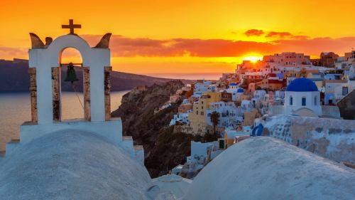 Dreaming of a Santorini Sunset.