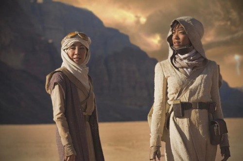 A first look at Star Trek: Discovery with Captain Philippa Georgiou (Michelle Yeoh) and First Office