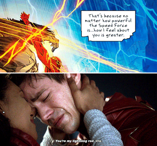 westallengifs: “Dear Iris,                My name was Barry Allen and I loved Iris West.”— Perfect S