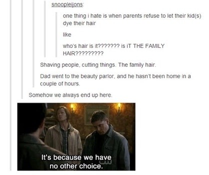 hannahruth990:Supernatural Tumblr Posts (1/?)