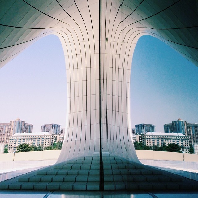 instagram:  A Sweeping Symbol of Modernity in Azerbaijan  For more photos and videos