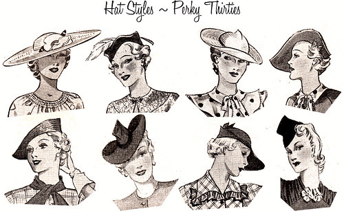 fuckyeahvintage-retro:  Brief History of 20th Century Hats (Part. 1) - By Charlotte