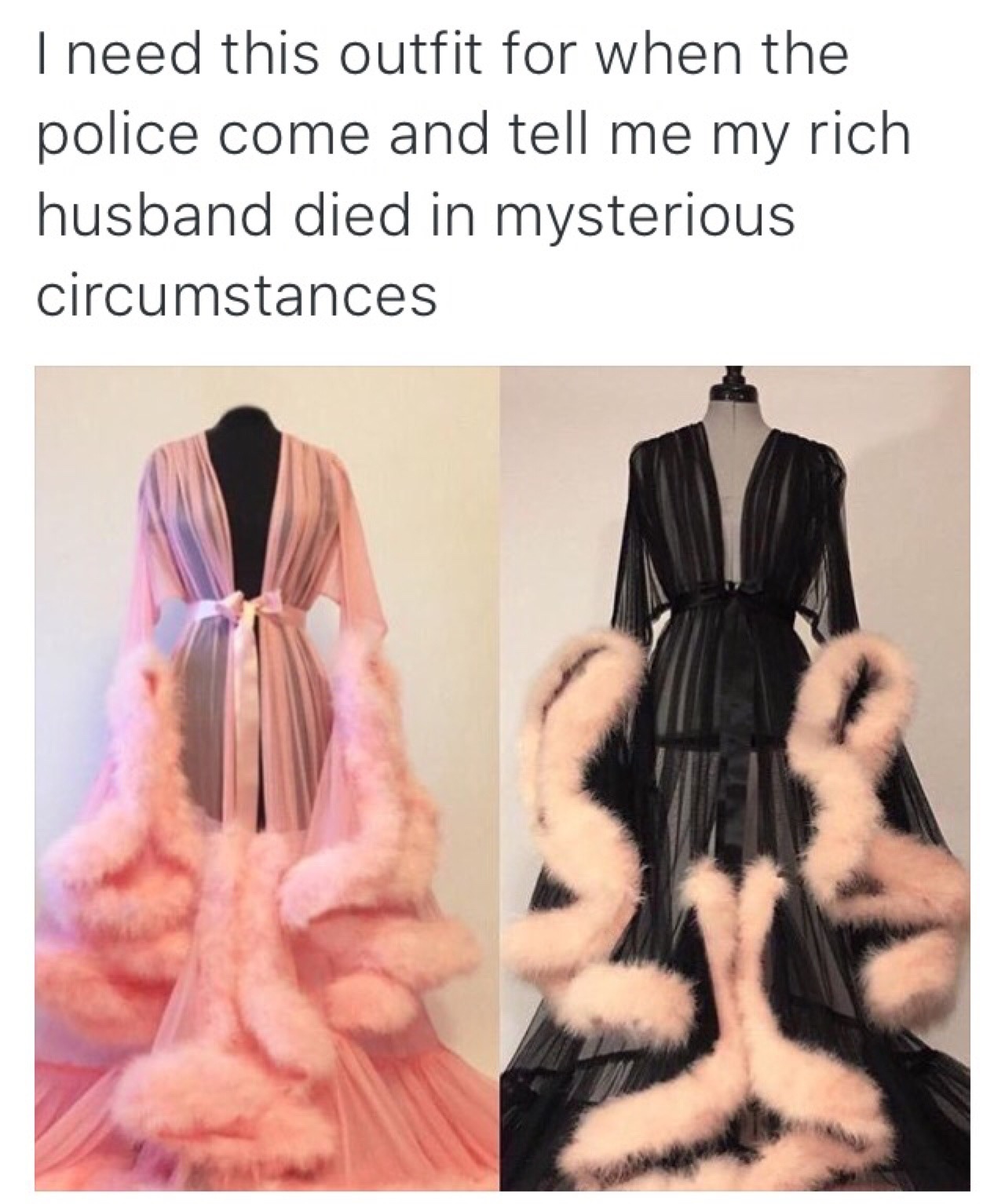 theunvanquishedzims:  The police walk in and you’re wearing the one on the left.