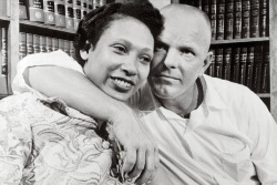 fyeah-history:  Photograph of Mildred Jeter and Richard Loving dated June 12, 1967Loving v. Virginia, 388 U.S. 1 (1967), was a landmark civil rights decision of the United States Supreme Court which invalidated laws prohibiting interracial marriage. The