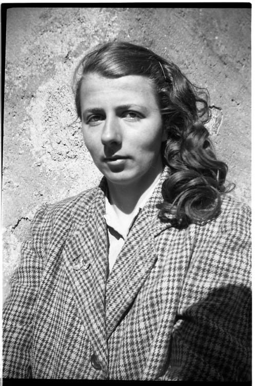 Self-Portrait, Tweed Coat, France, c. 1949
