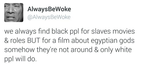 alwaysbewoke:  Give me more “Dope,” “Miles Ahead,” “Awkward Black Girl,” “Dear White People” and less slave movies.