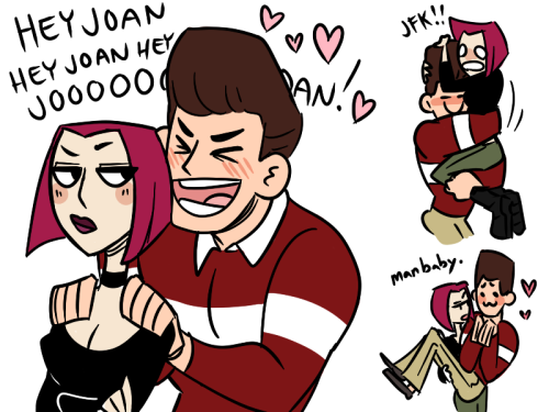 guess who rewatched clone high and finally drew joan/jfk 8′)