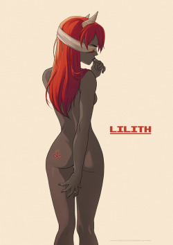 dandon-fuga:  Lilith from The Binding of Isaac: Afterbirth, I love this game so much - I can highly recommend it!Next time no bloody eyes, I promise it! :Phttps://www.patreon.com/dandonfuga