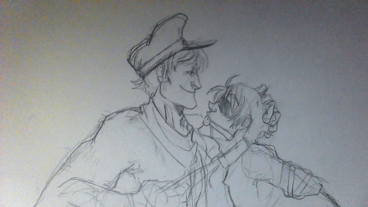 caffeinepatch:  Rusame doodle I did last night for Ari  I dunno if I’ll finish