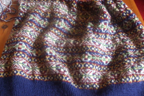 Machrihanish pullover by Kate Davies. Project page.