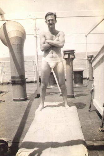 randydave69: Vintage sailor ON DECK in a jock! HOT! I upload a LOT of new things each day: ra
