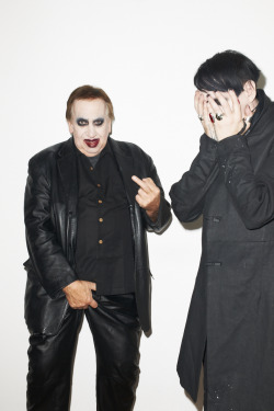 terrysdiary:  Marilyn Manson and his Dad #2