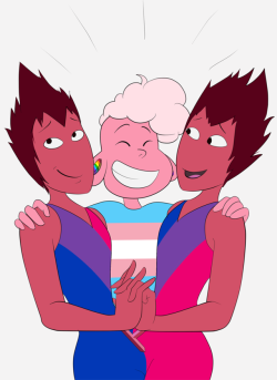 Pride Pals!!!While I Usually Headcanon Most Of The Gems As Lesbians, I’ve Toyed