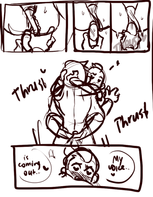 ALRIGHT, so you guys kept asking, so I’m posting my terrible comic doodles, haha&hellip;. 