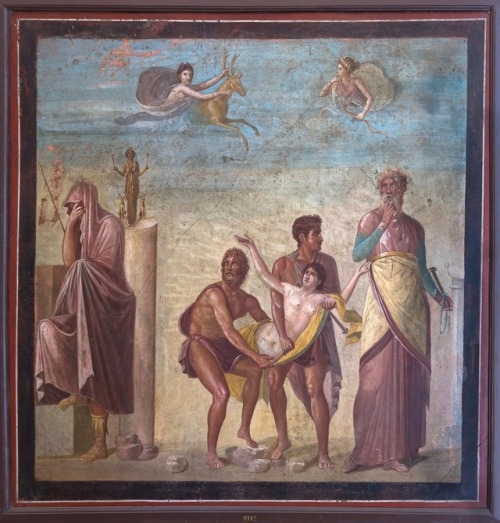 malemalefica:Pompeian frescoesArchaeological Museum of Naples, Italy