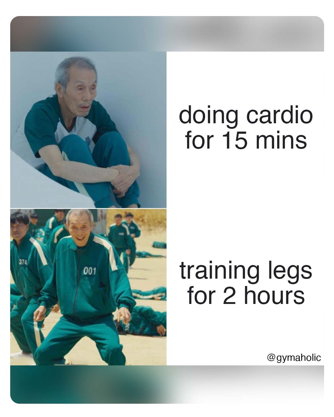 Doing cardio for 15 minutes