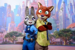 mcdonaldguy:  clairidryl:  Please take a moment out of your day to look at these official Disney Zootopia Fursuits that were worn at the parks for the premiere of the film  please delete this image i am so scared right now 
