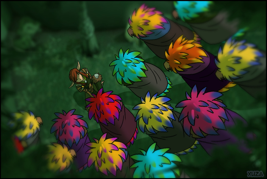 xuza:  Something of a continuation of this comic…! After he lost his amulet, Vronaak